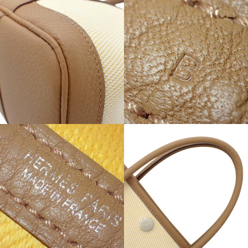 ガーデンパーティ ヴェルソ TPM ネゴンダ ツイルアッシュ パラジウム金具 エクリュ/ジョーヌシトロン/ビスキュイ シルバー金具 B刻印