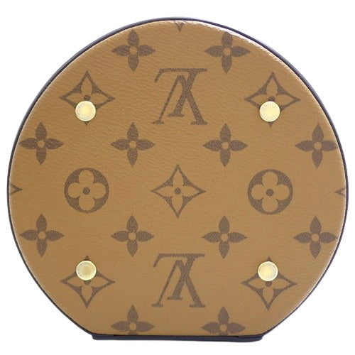 Monogram Reverse Cannes 帆布和小牛皮化妆包，M43986