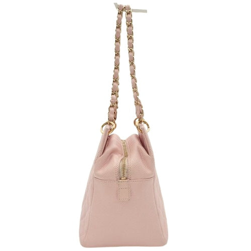 Matelasse Coco Mark Reissue Chain Tote Bag in Caviar Skin