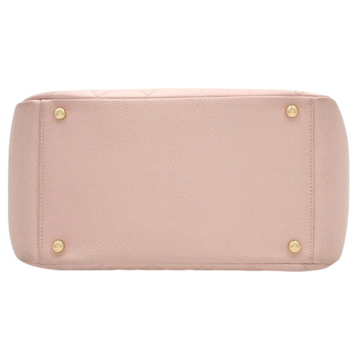 Matelasse Coco Mark Reissue Chain Tote Bag in Caviar Skin