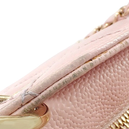 Matelasse Coco Mark Reissue Chain Tote Bag in Caviar Skin