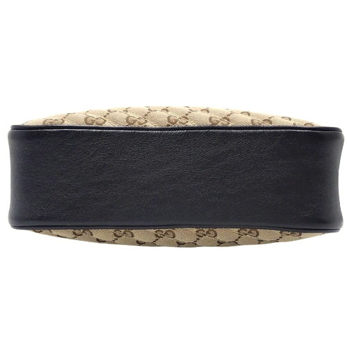 GG Marmont Small Camera Bag in Quilted GG Canvas and Leather (447632)