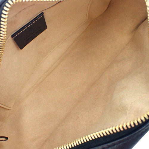 GG Marmont Small Camera Bag in Quilted GG Canvas and Leather (447632)