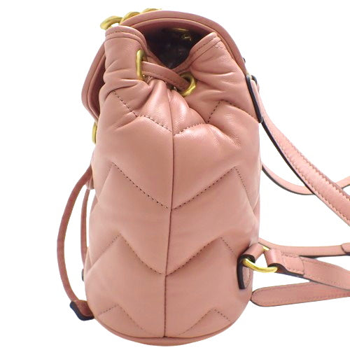 GG Marmont 绗缝迷你皮革背包 777253