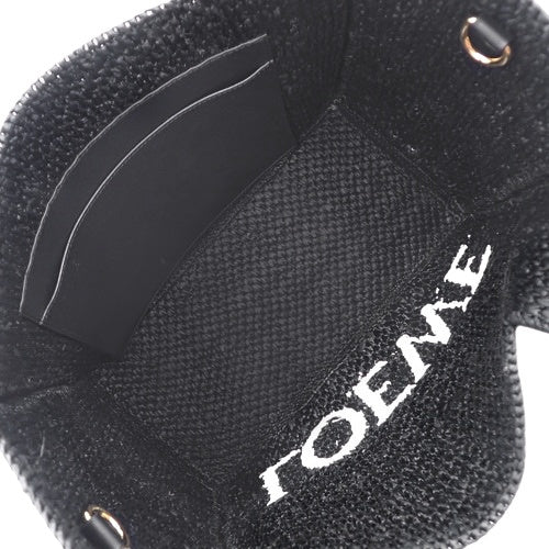 Font Tote 中号拉菲草手提包 A685B61X01