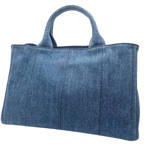 CANAPA 2-Way Shoulder/Crossbody Tote Bag, Denim, B2642B