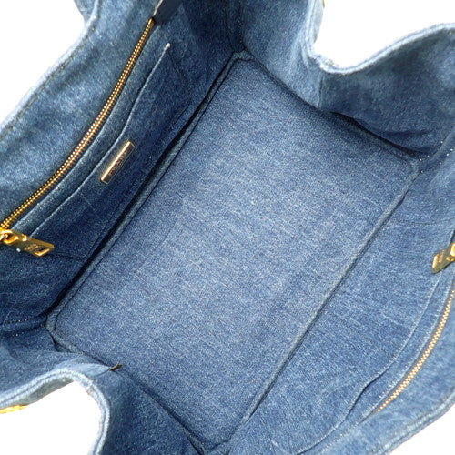 CANAPA 2-Way Shoulder/Crossbody Tote Bag, Denim, B2642B