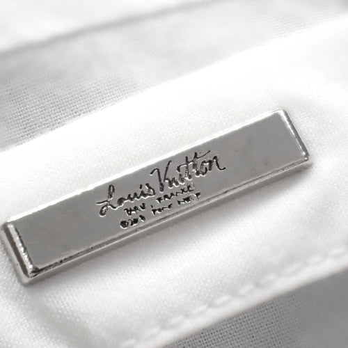 刺绣袖短袖衬衫，M码