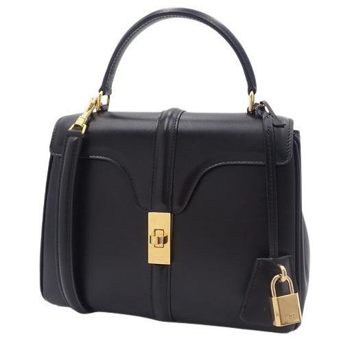 Small 16 Seize 2-Way Shoulder Bag in Satined Calfskin (188003BEY.38NO)
