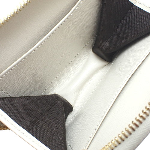 Horsebit 1955 GG Supreme Canvas Leather White Beige 622040 Coin Purse Accessory Case