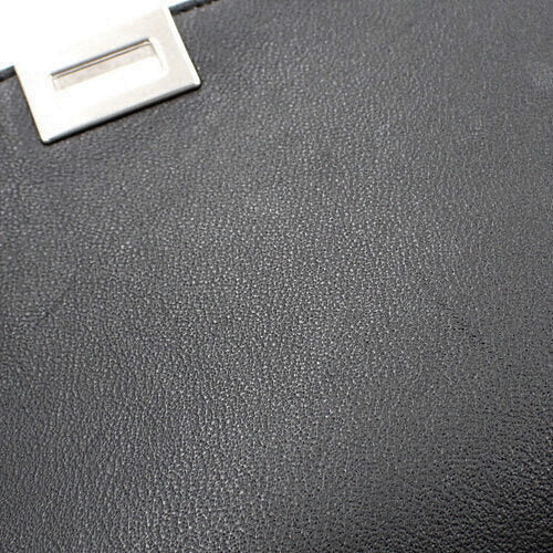 トラペーズ カーフ スウェード/スエード ブラック 2way ショルダーバッグ 肩掛け