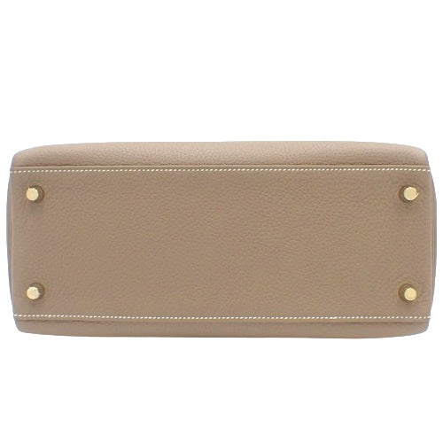 Kelly 28（内缝线）Togo Etoupe/Etoupe B 印花