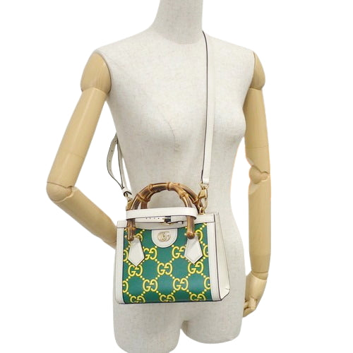 Bamboo Diana 迷你托特包皮革 655661