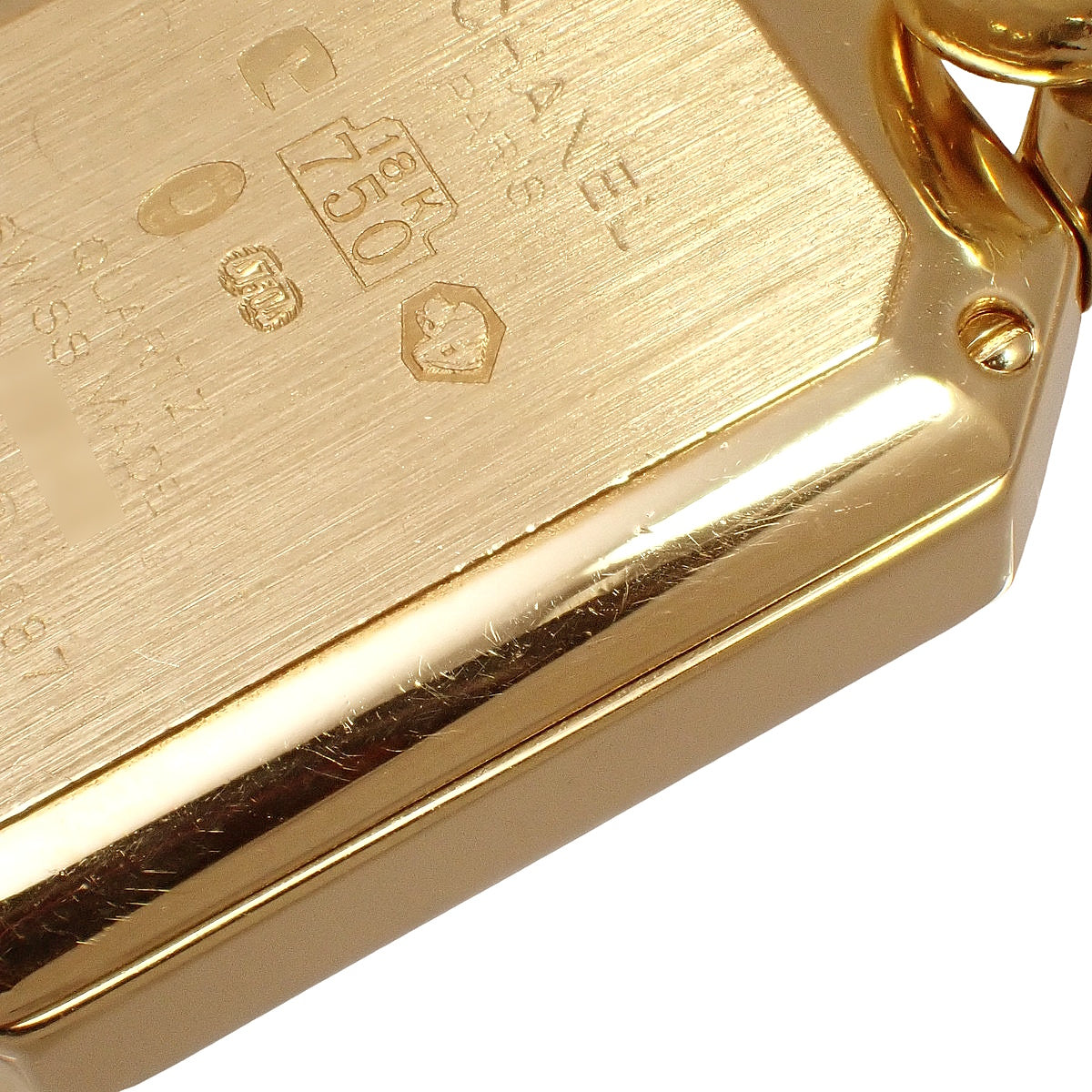 プルミエールL ダイヤベゼル 4PD YG シェル文字盤 4PD クオーツ レディース