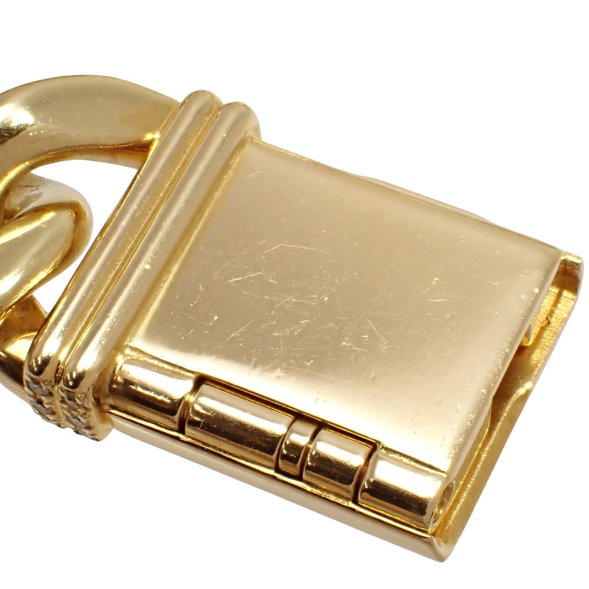 プルミエールL ダイヤベゼル 4PD YG シェル文字盤 4PD クオーツ レディース