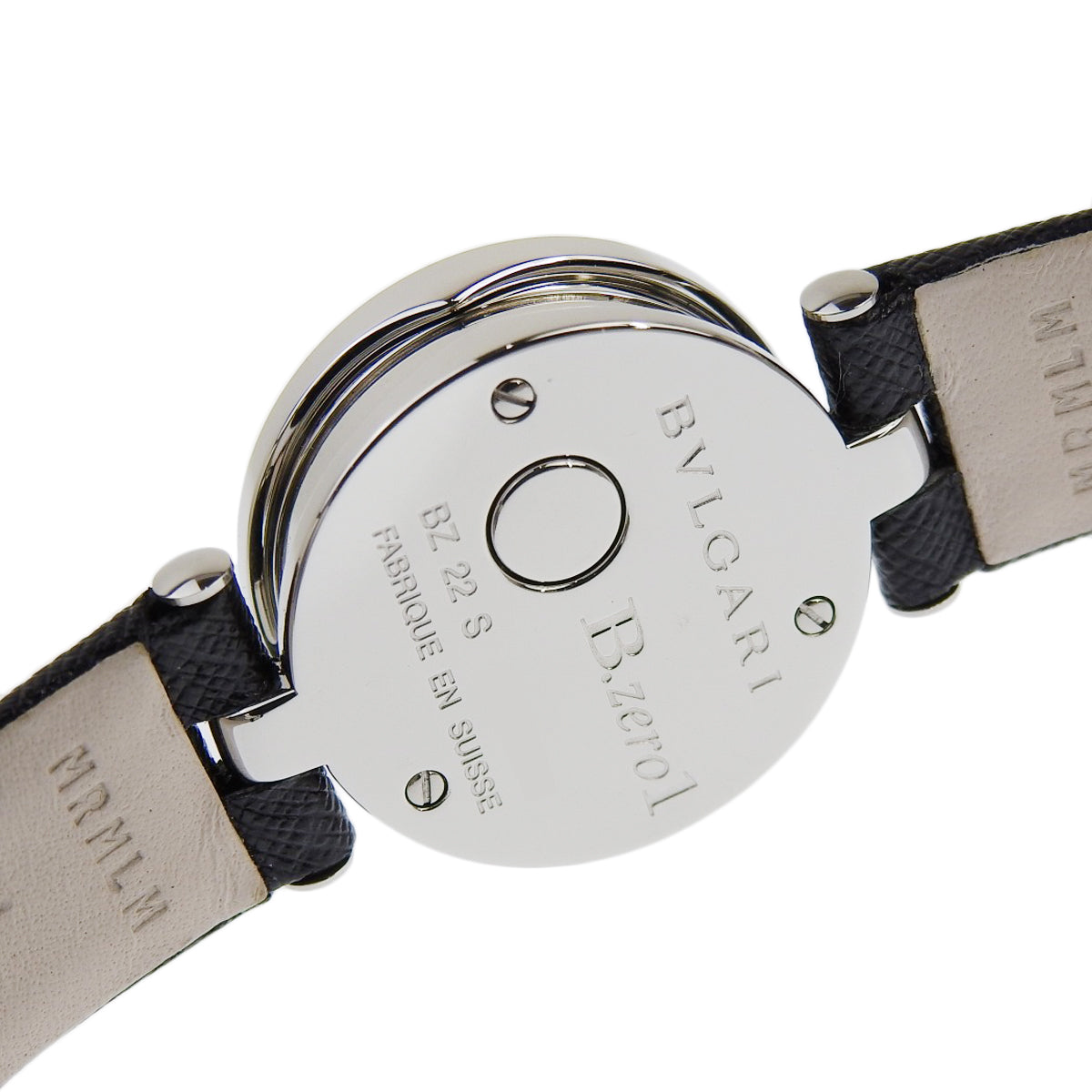 BZ22BSL B Zero One Stainless Steel/Leather Quartz Blue