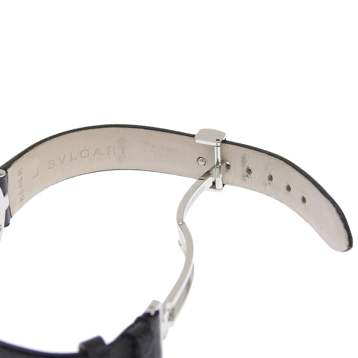 BZ22BSL B Zero One Stainless Steel/Leather Quartz Blue