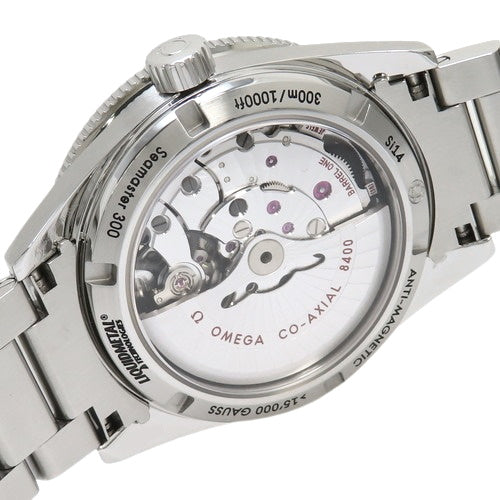 [Warranty included] 233.30.41.21.01.001 Seamaster 300 Master Co-Axial Stainless Steel Automatic with Black See-Through Back