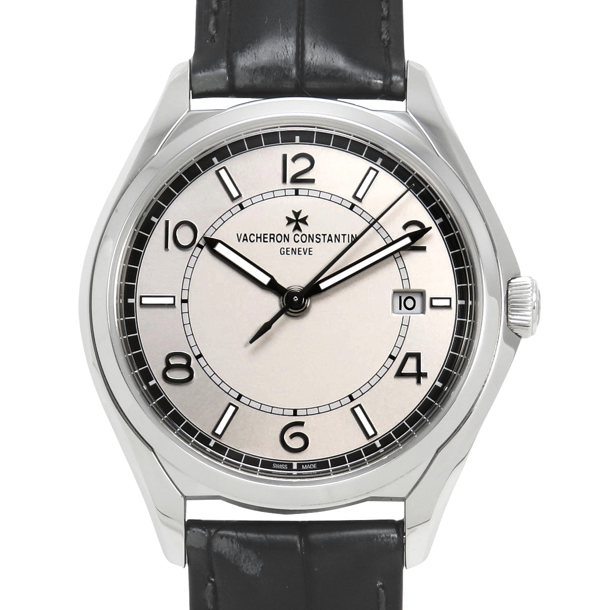 4600E/000A-B442 FiftySix 自动腕表 精钢/皮革 自动上链 银色