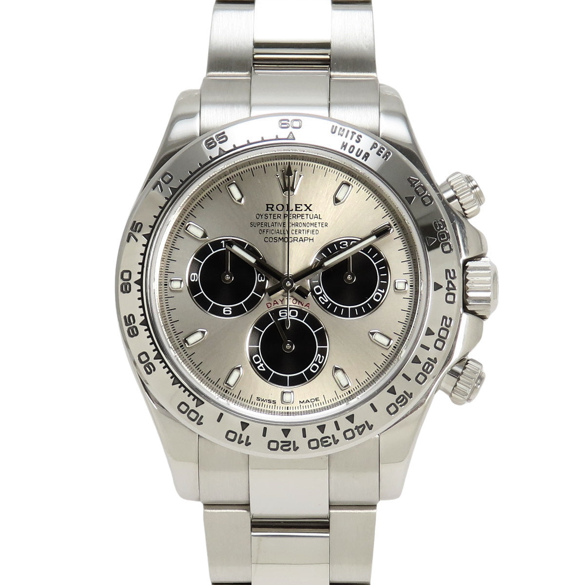 116509 Daytona WG 白金 随机编号 自动上链 钢黑色