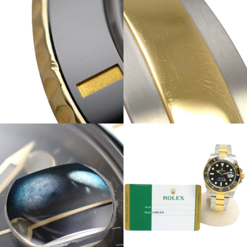 116613LN サブマリーナ デイト YG/SS ランダム番 自動巻き ブラック