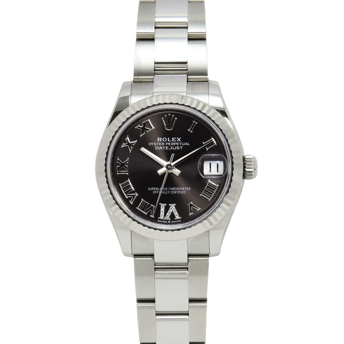 278274 日志型31 WG/SS 自动上链 灰色 VI型钻石