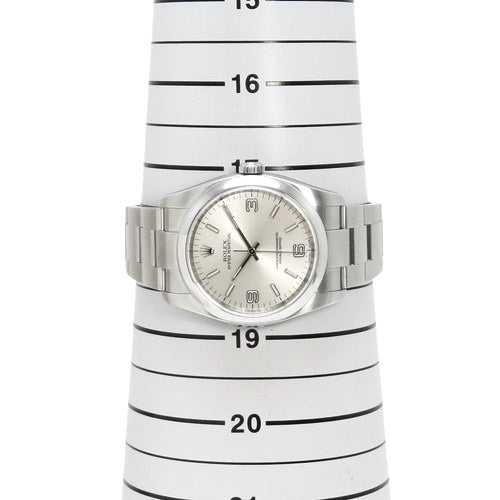 116000 蚝式恒动36型 不锈钢 M字头 自动上链 银色