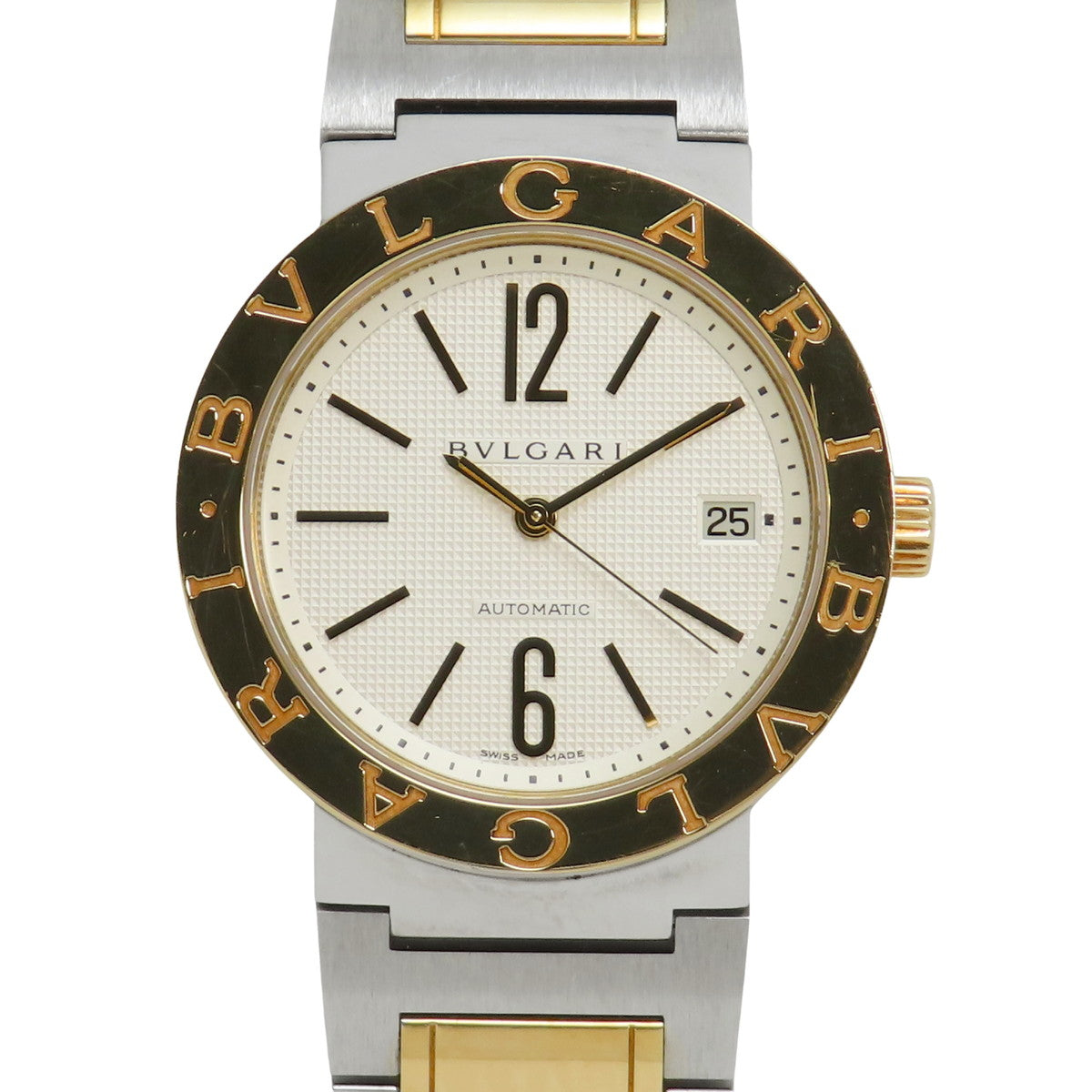 Bvlgari Bvlgari BB38SG Stainless Steel SS/YG Automatic Silver