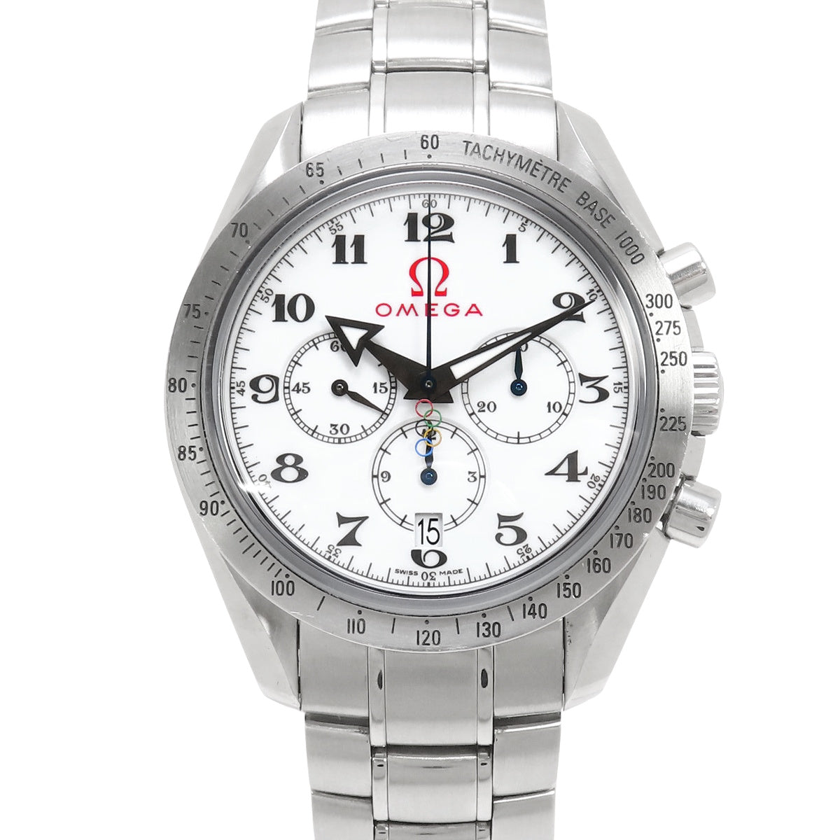 321.10.42.50.04.001 Speedmaster Broad Arrow Olympic Collection SS Stainless Steel Automatic White