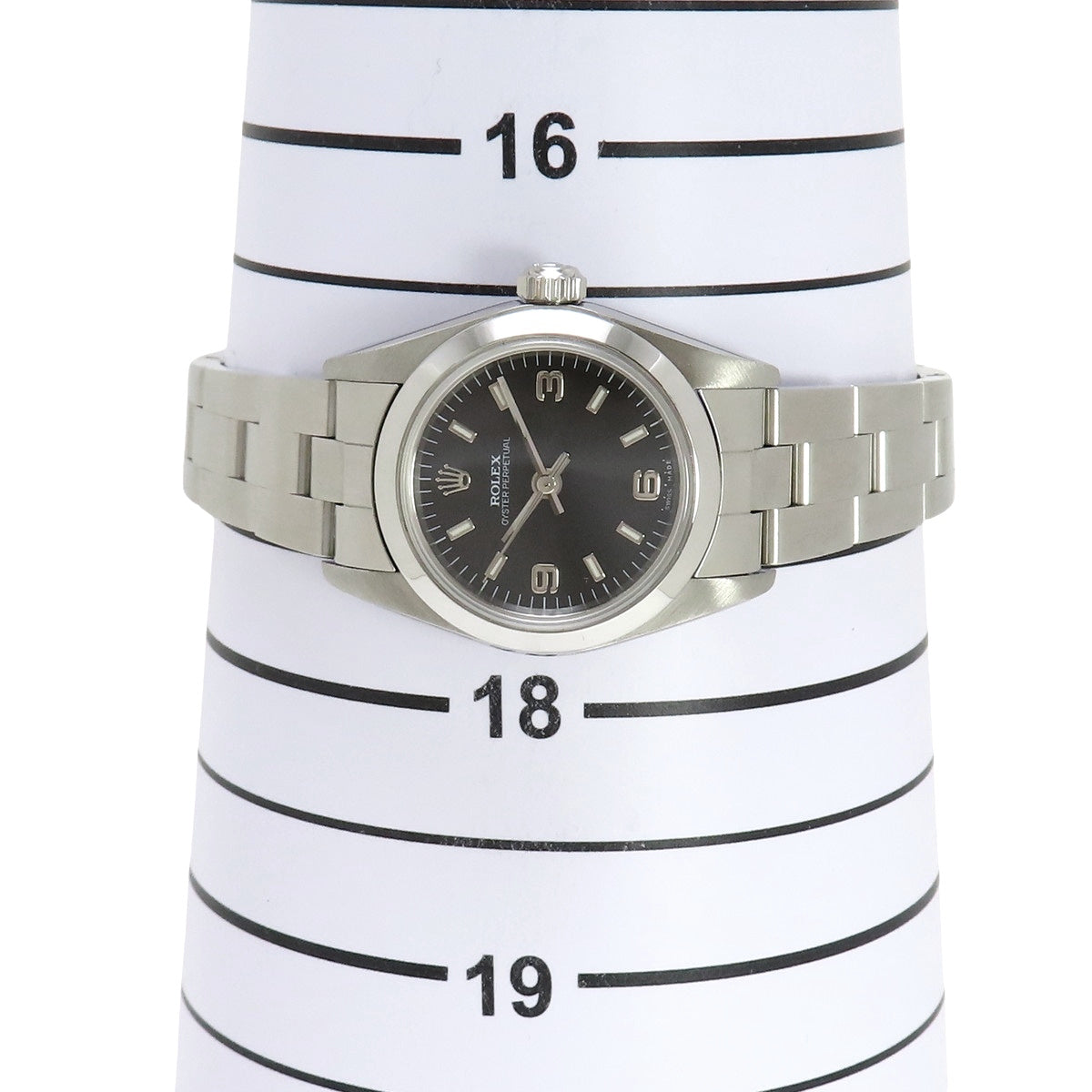 [Warranty included] 76080 Oyster Perpetual Stainless Steel A Series (1998-1999) Automatic Black