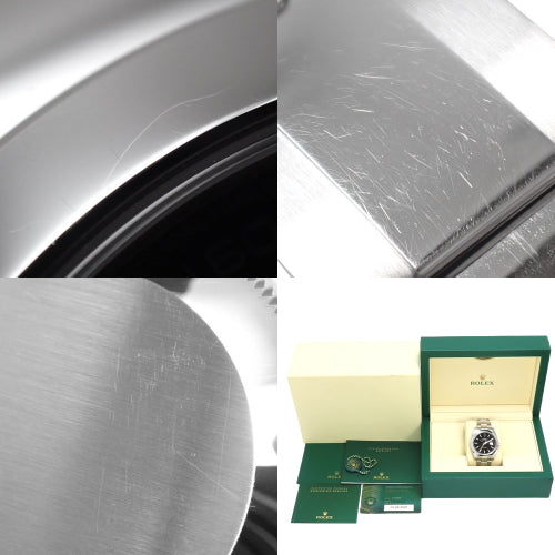 126300 Datejust 41 Stainless Steel SS Random Serial Number Automatic Black Dial