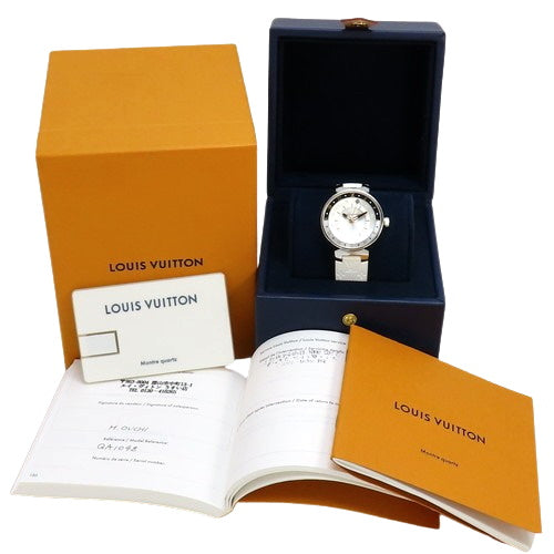 QA104Z Tambour Moon 双时区腕表 精钢 石英 银色