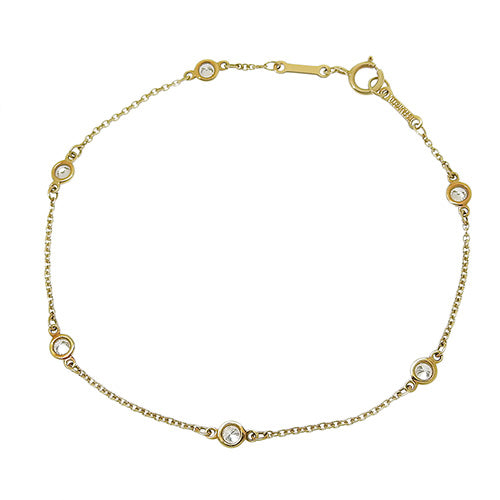 バイザヤード ブレスレット ダイヤモンド K18 イエローゴールド YG