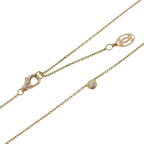 钻石 Damour XS 项链 18K 玫瑰金 PG