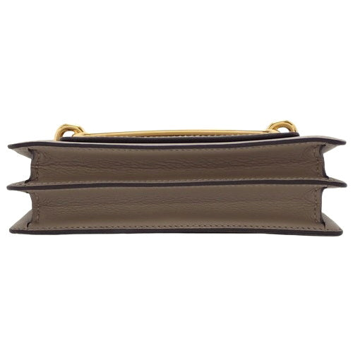 Louis Vuitton Roulis Rori Mini, Evercolor leather, Gris Asphalt color, gold hardware, A-series (indicating production year).
