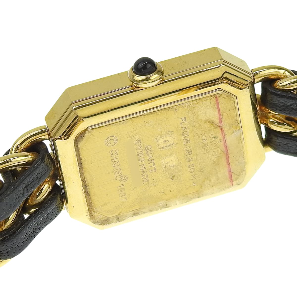 プルミエール L H0001 GP/革 ブラック クオーツ