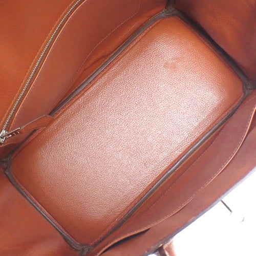 バーキン30 ヴォーエプソン パラジウム金具 シエンヌ シルバー金具 □M刻印