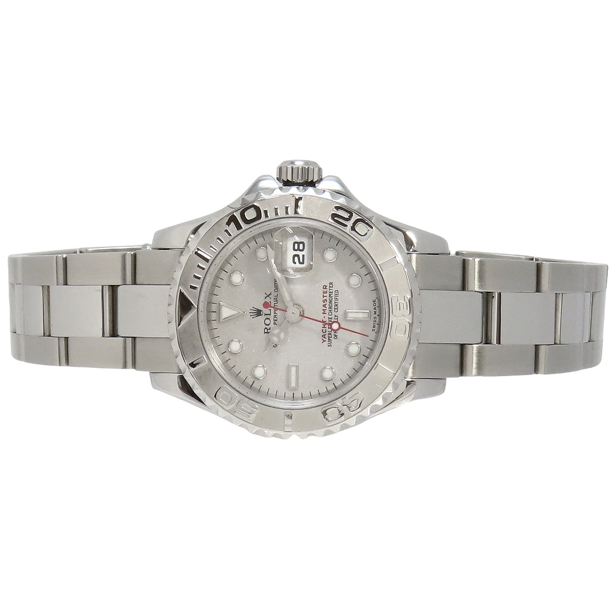 ヨットマスター 169622 PT/SS K番 シルバー 自動巻き レディース