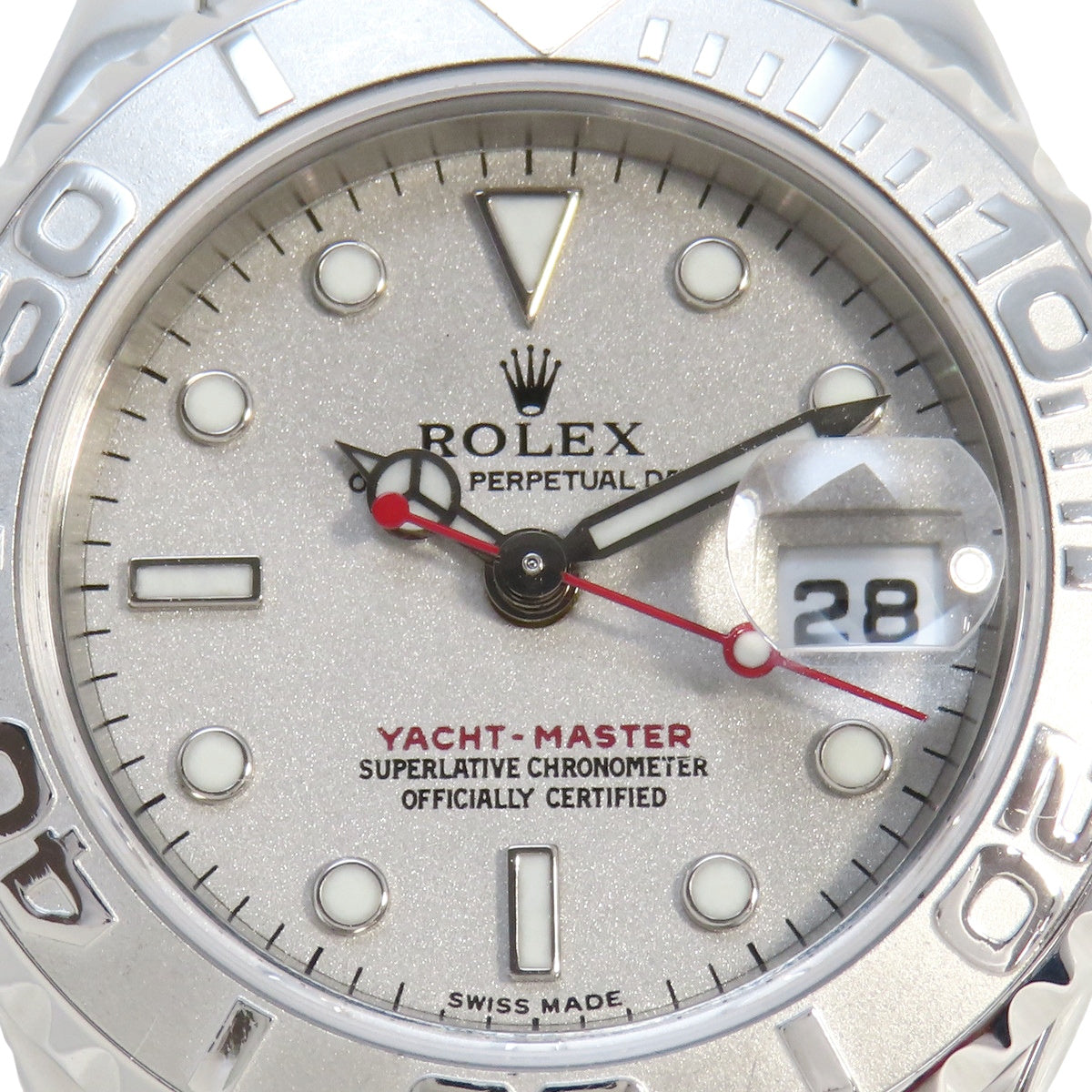 ヨットマスター 169622 PT/SS K番 シルバー 自動巻き レディース