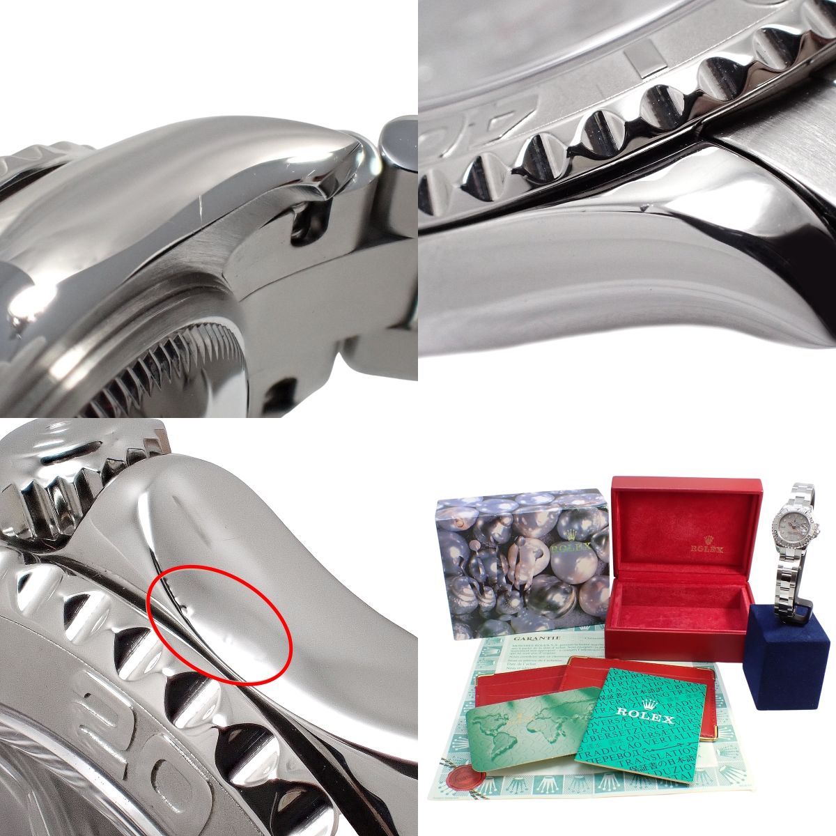 ヨットマスター 169622 PT/SS K番 シルバー 自動巻き レディース