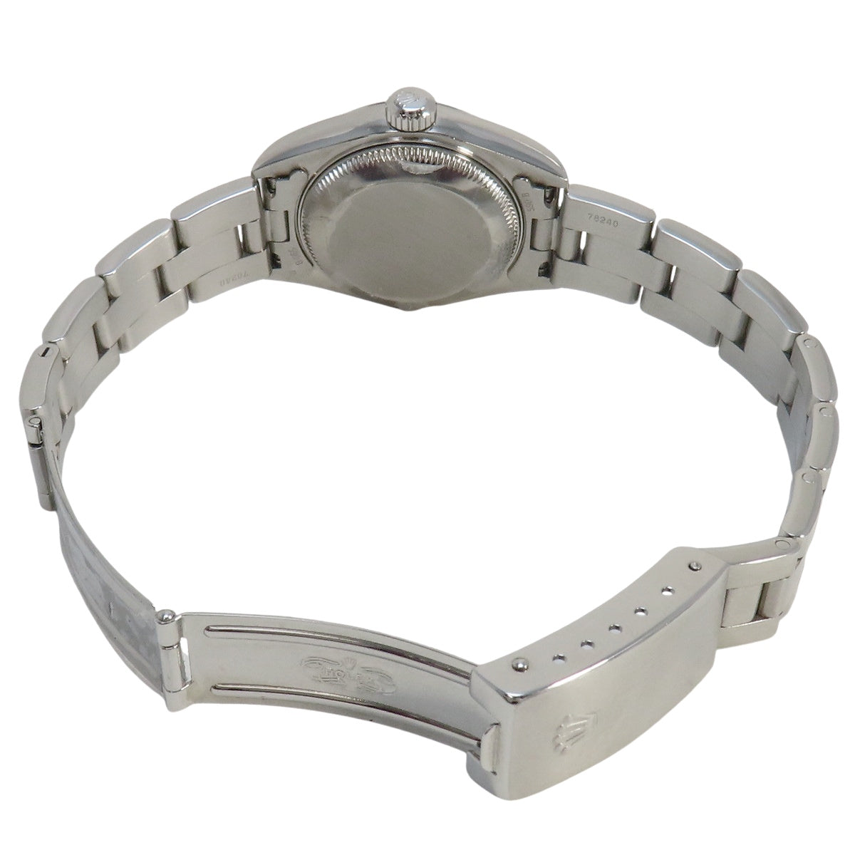 オイスターパーペチュアル デイト 79160 SS K番 ホワイト 自動巻き レディース