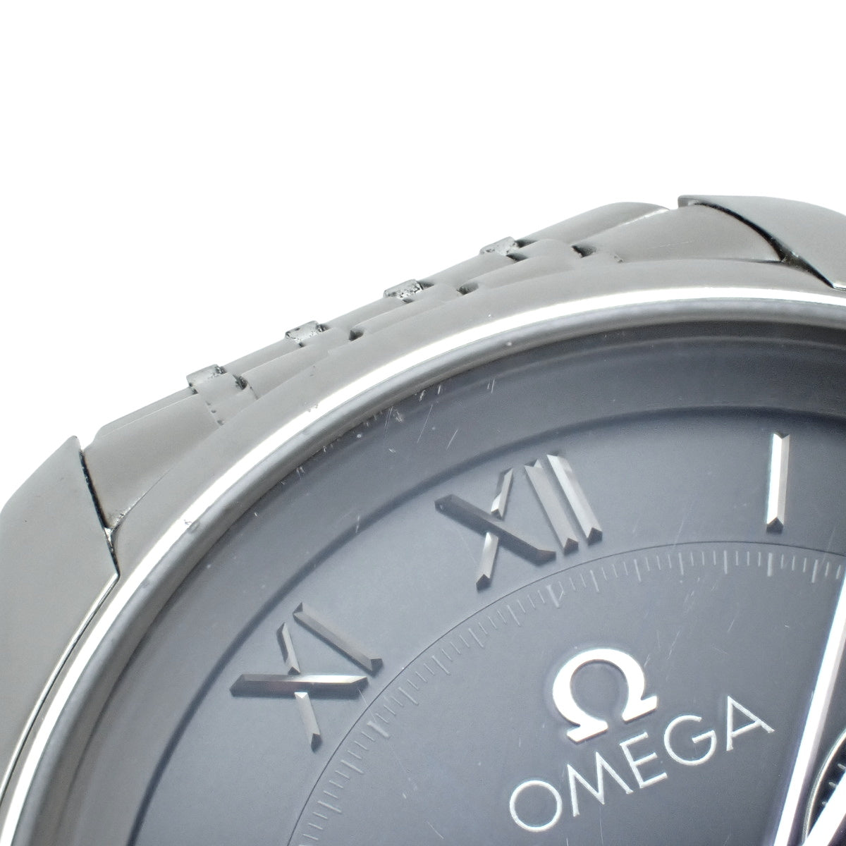 [Warranty included] 431.10.42.51.01.001 De Ville Co-Axial Chronograph Stainless Steel Automatic Black