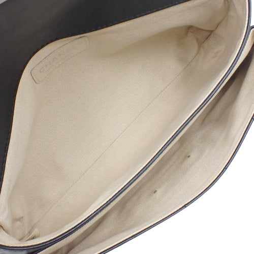 2.55 巧克力条缝线小羊皮单肩包