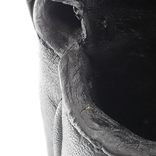 Wフェイス ショルダーバッグ レザー ブラック 肩掛け 斜め掛け ダブルフェイス