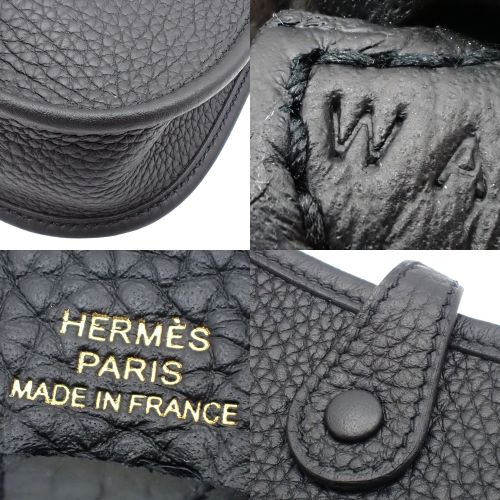 [New] Evelyn Amazon TPM, Triomphe Clemence leather, black, gold hardware, W stamp.