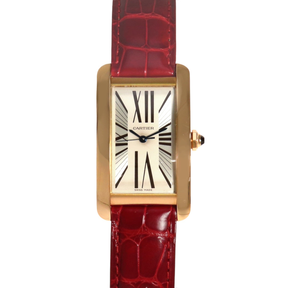 W2607156 坦克美式 LM PG/皮革 自动上链 白色