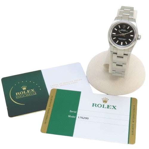 [保修在内] 176200 Oyster Perpetual 不锈钢 随机编号 自动 黑色