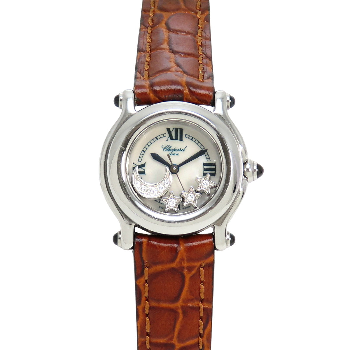 27/8245-23 Happy Sport Moon &amp; Star SS Quartz White Shell Dial