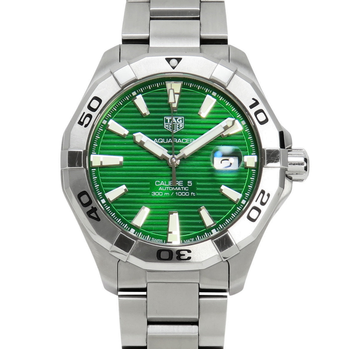 WAY2015.BA0927 Aquaracer Calibre 5 SS 自动上链 绿色