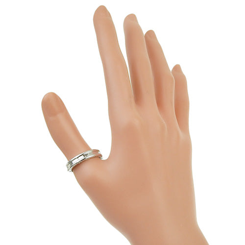 B-zero1 B-zero1 Ring, 18K White Gold, WG, B-zero1, Accessory, Jewelry, One-Band, Size 19.5 (59.5)